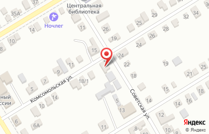 Участковый пункт полиции на Советской улице на карте