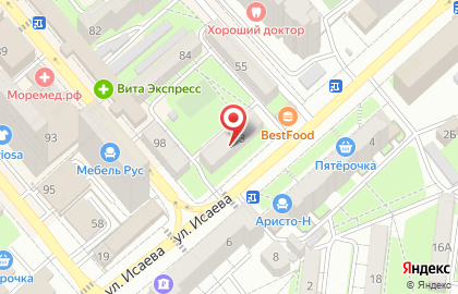 Магазин фруктов и овощей в Новороссийске на карте