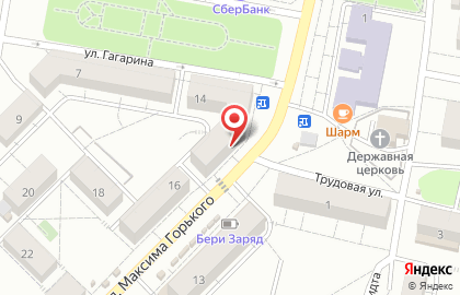 Продуктовый магазин Веста в Зареченском районе на карте