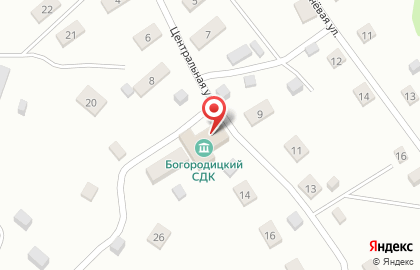 Богородицкий сельский дом культуры на карте