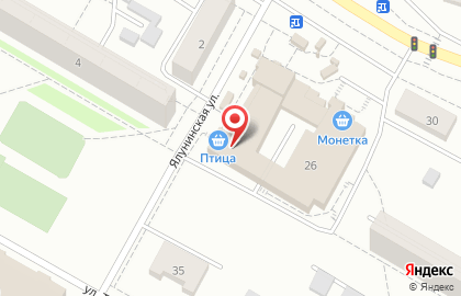 Кафе Славянское в Октябрьском районе на карте