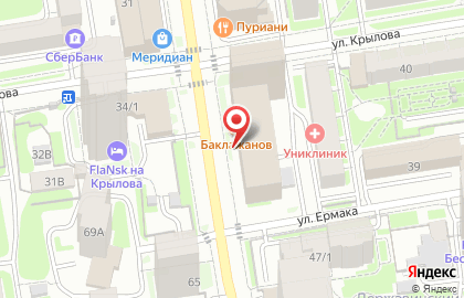 Банкомат ВТБ в Новосибирске на карте