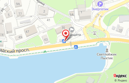 Магазин цветов в Калининграде на карте