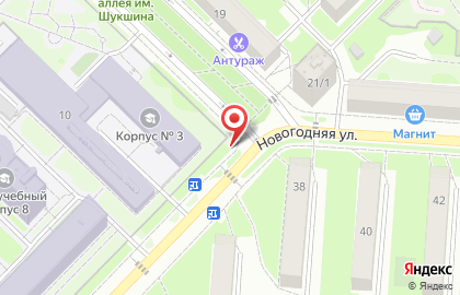 Ленинский район Киоск по продаже фруктов и овощей на Геодезической улице на карте
