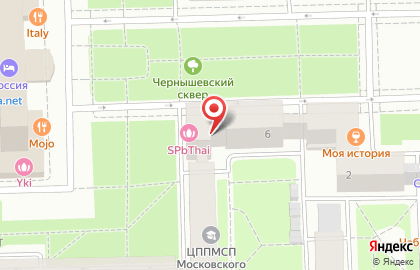 Компьютерный клуб CyberPoint на площади Чернышевского на карте