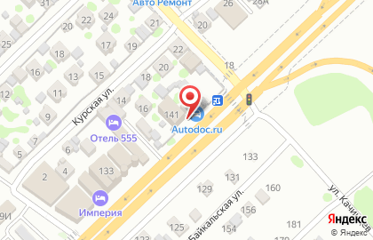 Магазин автотоваров Autodoc в Дзержинском районе на карте