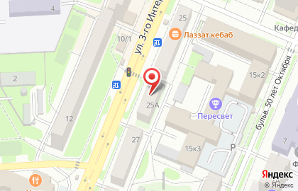Салон обоев на улице 3 Интернационала на карте