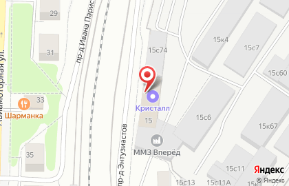 КЕНТАВР на шоссе Энтузиастов на карте