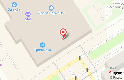 Ресторан Чайхона северная на площади Металлургов на карте