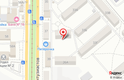 Парикмахерская салонов Клеопатра на проспекте Энтузиастов на карте