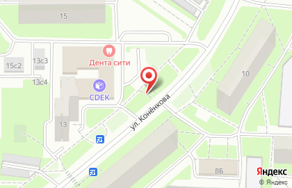 Великолукский Мясокомбинат на улице Конёнкова на карте