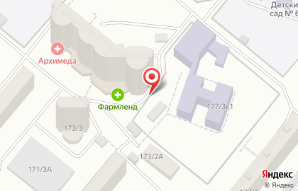 Парикмахерская София в Советском районе на карте