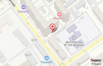 Мини-отель Браво на улице Николая Панова на карте