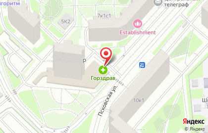 Салон бытовых услуг на Псковской улице на карте