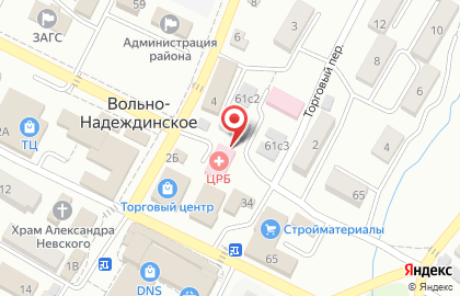 Надеждинская центральная районная больница на улице Пушкина на карте