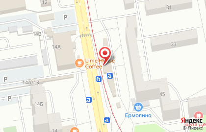 Продовольственный магазин в Екатеринбурге на карте