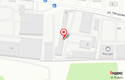 Пункт технического осмотра на улице Петрожицкого на карте
