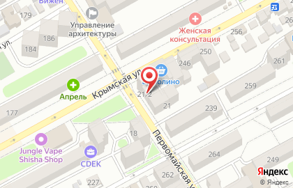 Студия косметического отбеливания зубов Smile Room на Первомайской улице на карте
