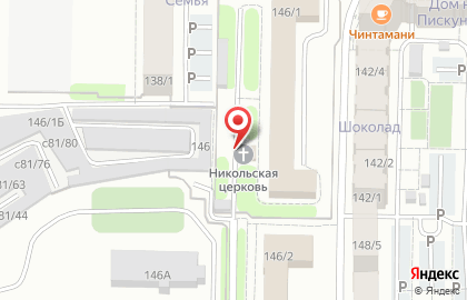 Свято-Никольский храм в Октябрьском районе на карте
