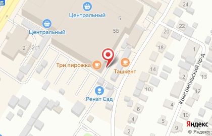 Мясная лавка Рощинский на Комсомольской на карте