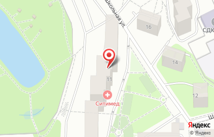 Центральный федеральный округ Красногорский производственный участок на Школьной улице на карте