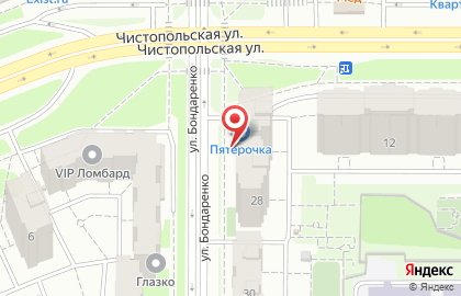 Халяльный мясной магазин Мясоед в Ново-Савиновском районе на карте