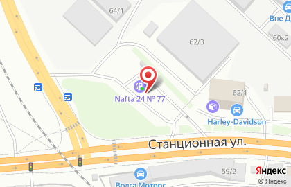 Лукойл в Новосибирске на карте