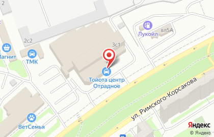 Банкомат СберБанк на улице Римского-Корсакова, 3 на карте