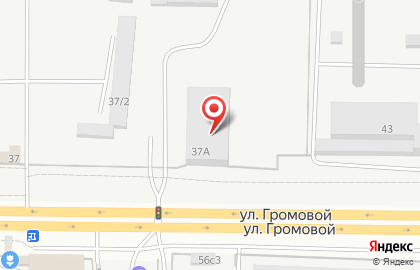 Крона на улице Громовой на карте
