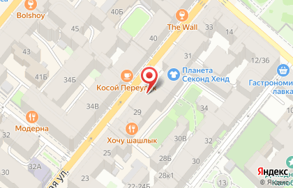 Пушкарский ресторан на Большой Пушкарской улице на карте