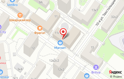 Экспресс-кофейня Cof-Cof на 8-й улице Текстильщиков на карте