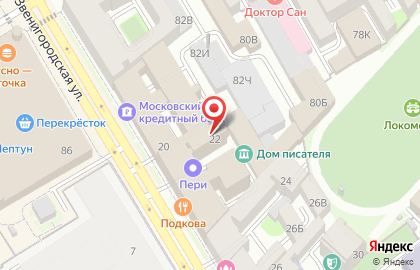 Еврофинанс Моснарбанк, Филиал в спб на карте