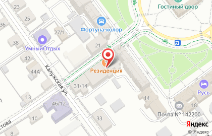 Пункт выдачи магазина электроники и бытовой техники Позитроника в Серпухове на карте