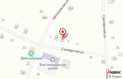 Биктимировский фельдшерско-акушерский пункт на карте