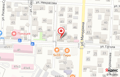 Клиника Целитель на Гоголя на карте