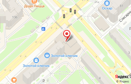 Агентство недвижимости Успех на улице Ленинградской на карте