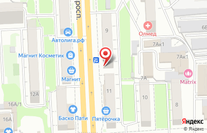 Магазин Красное & Белое на Свердловском проспекте, 9 на карте