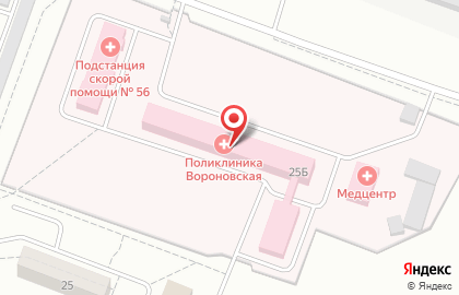 Вороновская больница на карте