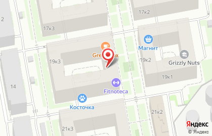 Ветеринарная клиника Косточка на Кременчугской улице на карте