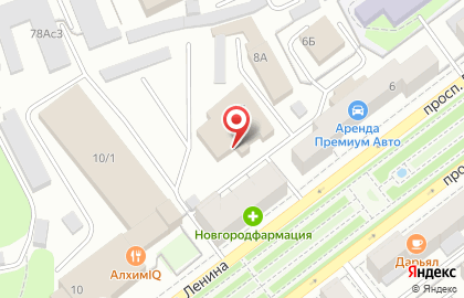 Амигос на проспекте Ленина на карте