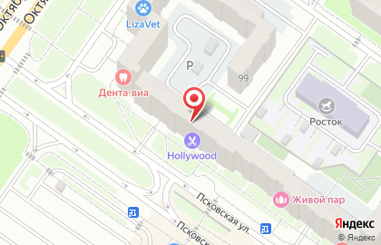 Салон красоты InStyle на Октябрьском проспекте на карте