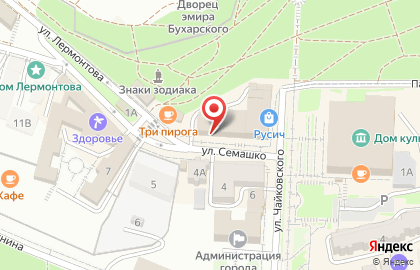 Магазин Центр на улице Чайковского на карте