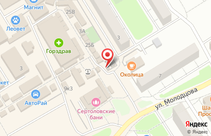 Магазин хлебобулочных изделий Росхлебпродторг на карте