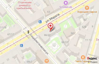 ДиКом на улице Марата на карте
