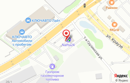 Лукойл в Новосибирске на карте