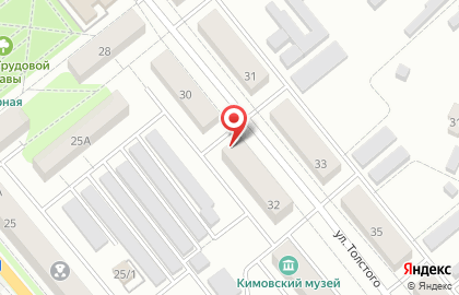 Продуктовый магазин Фреш на улице Толстого на карте