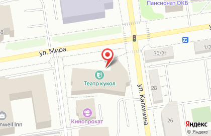 Театр кукол в Ханты-Мансийске на карте