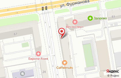 Туристическое агентство Anex Tour в Ленинском районе на карте