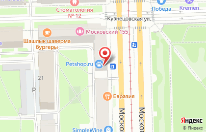 Центр ремонта зубных протезов в СПб на Московском проспекте на карте