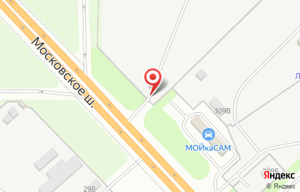Грузовая автостоянка на Московском шоссе на карте